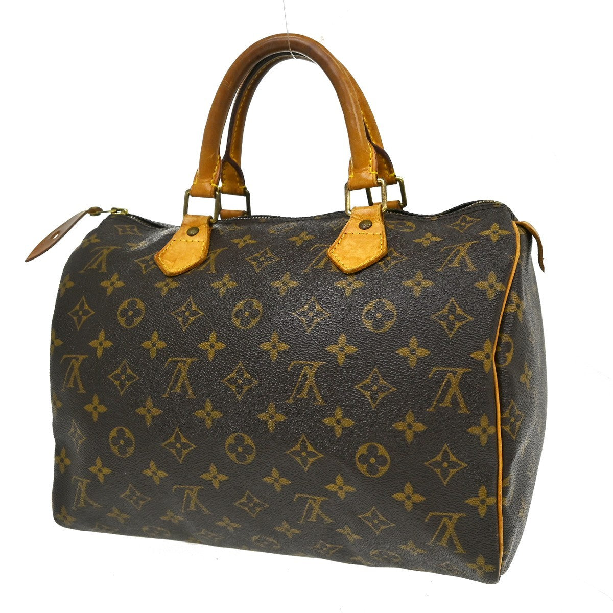 Louis Vuitton Speedy Monogram Canvas Brown Canvas Handbag (Pre-Owned)