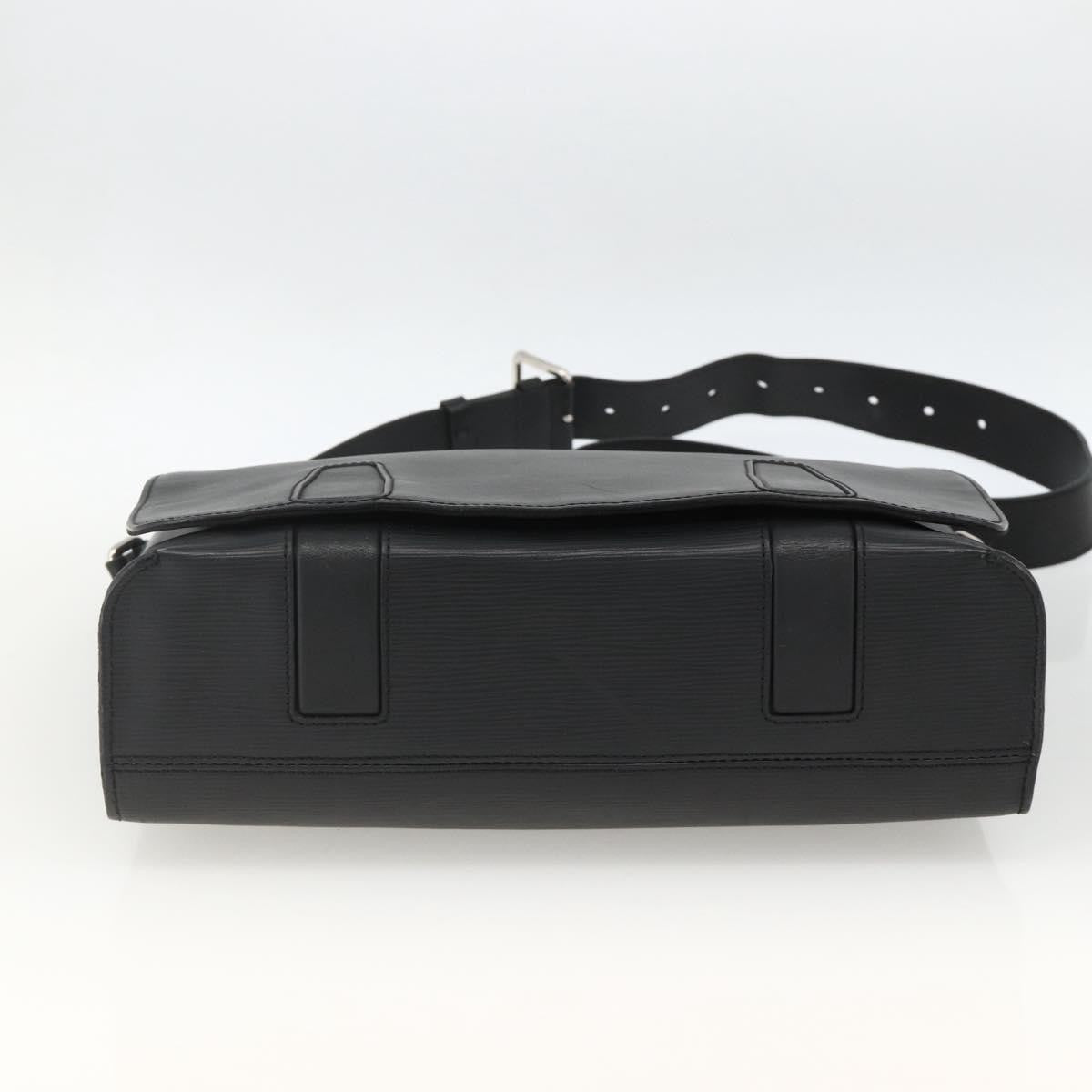 Louis Vuitton Harrington Messenger Epi Leather Black Leather Handbag (Pre-Owned)
