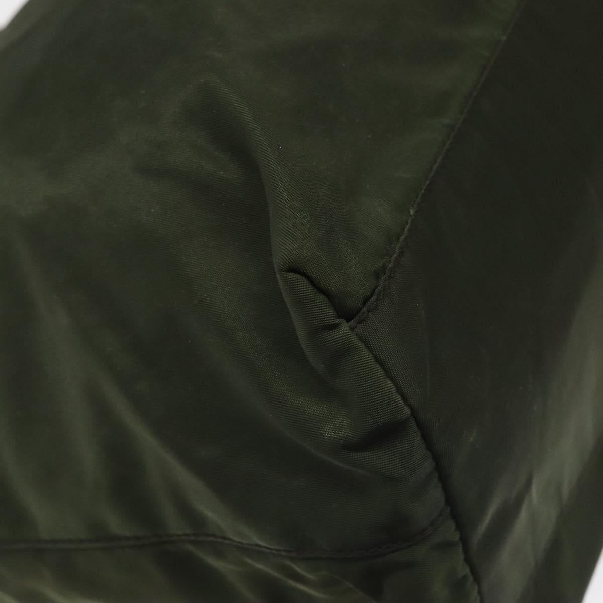 Prada Tessuto Green Synthetic Handbag (Pre-Owned)