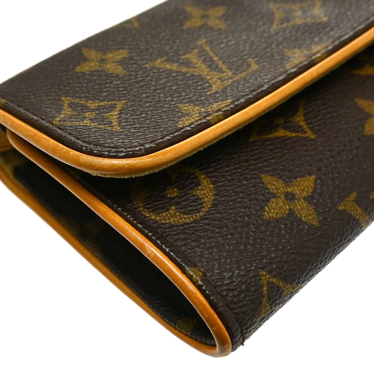 Louis Vuitton Twin Monogram Canvas Brown Canvas Clutche & Pouche Bag (Pre-Owned)