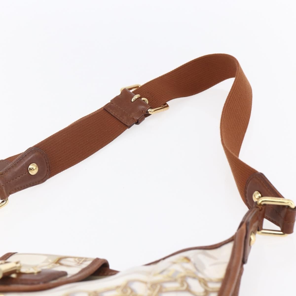 Louis Vuitton Charms Musette Pvc Over Printed Silk White Plastic Shoulder Bag Bag (Pre-Owned)