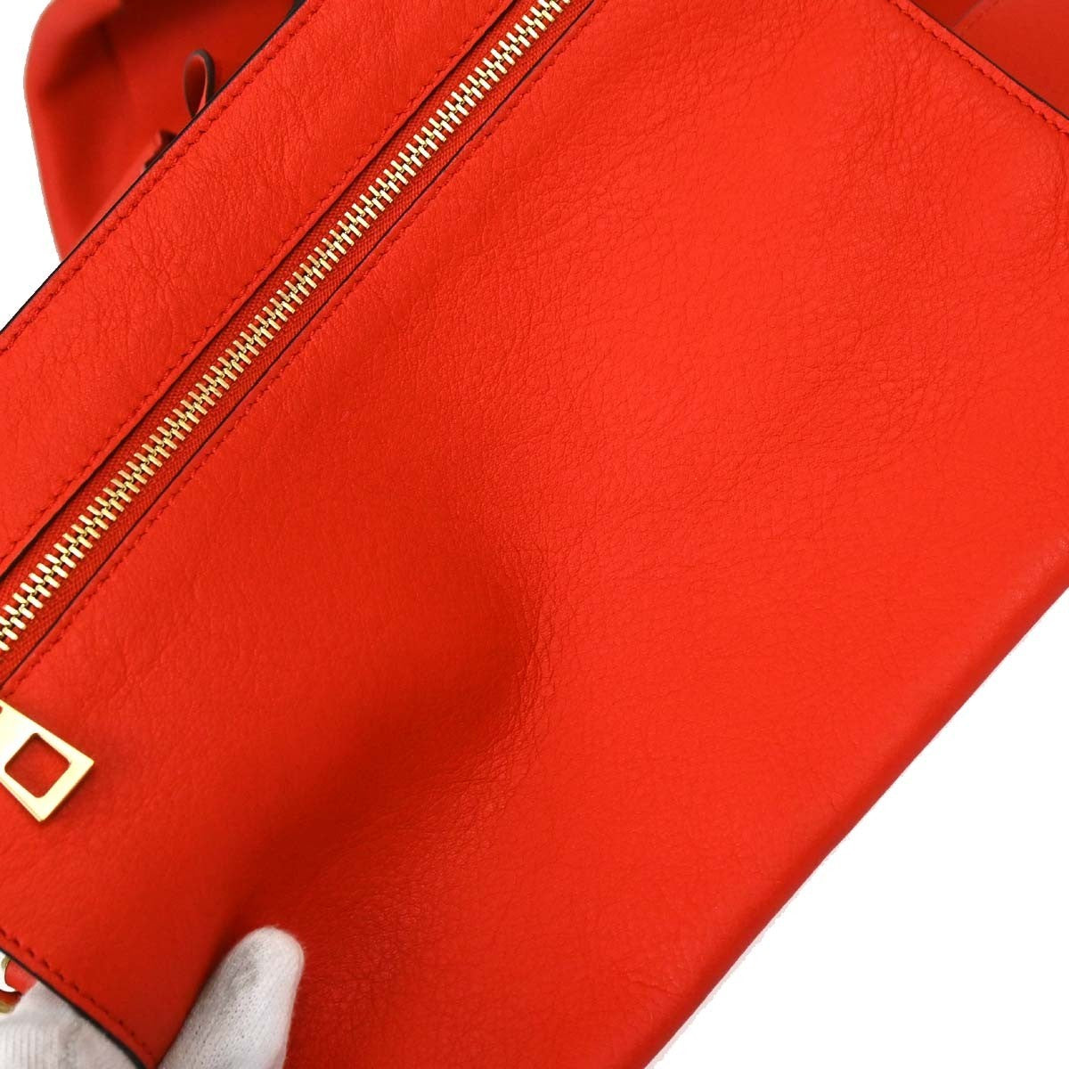 Loewe Hammock Leather Red Leather Handbag (Pre-Owned)