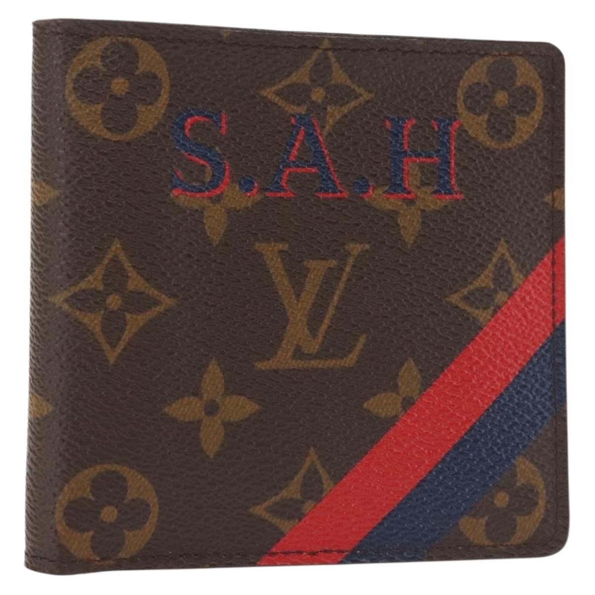 Louis Vuitton Marco Wallet Nm Monogram Canvas Brown Canvas Wallets Accessory (Pre-Owned)