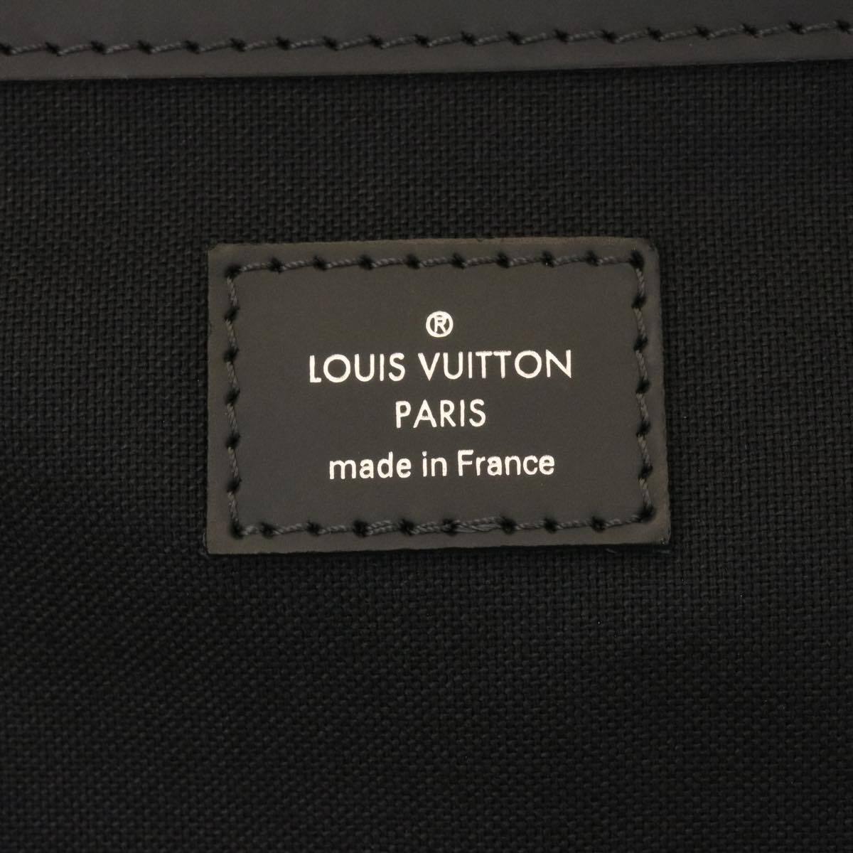 Louis Vuitton Keepall Bandouliere Damier Graphite Blue Canvas Travel Bag Bag (Pre-Owned)