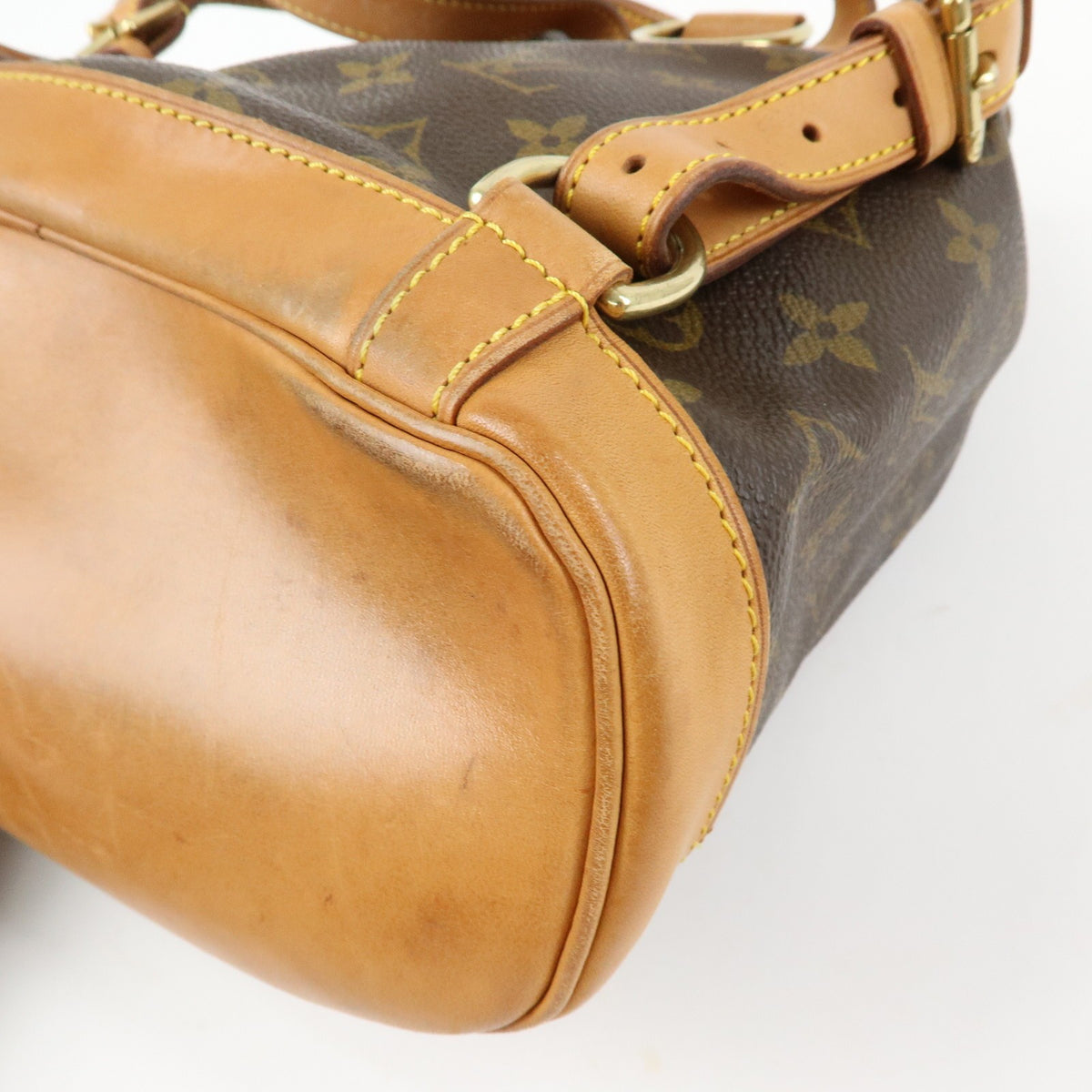 Louis Vuitton Vintage Montsouris Monogram Canvas Brown Canvas Backpack Bag (Pre-Owned)