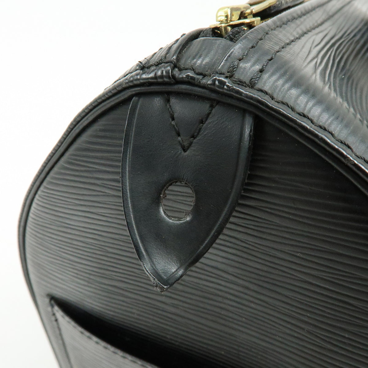 Louis Vuitton Speedy Epi Leather Black Leather Handbag (Pre-Owned)