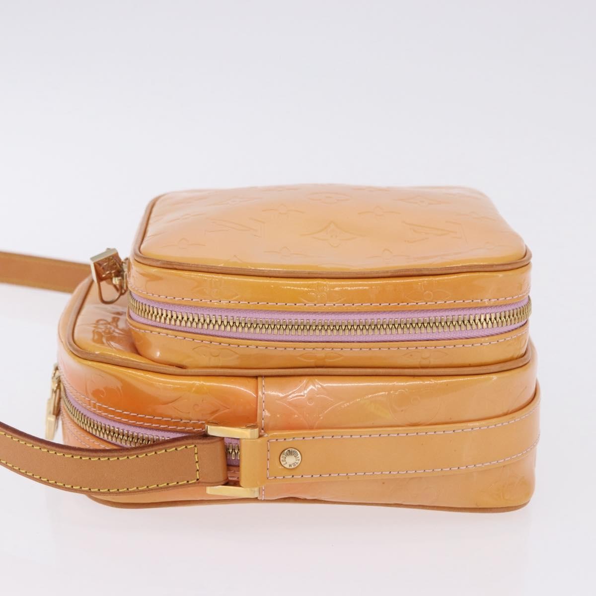 Louis Vuitton Wooster Monogram Vernis Yellow Patent_Leather Shoulder Bag Bag (Pre-Owned)
