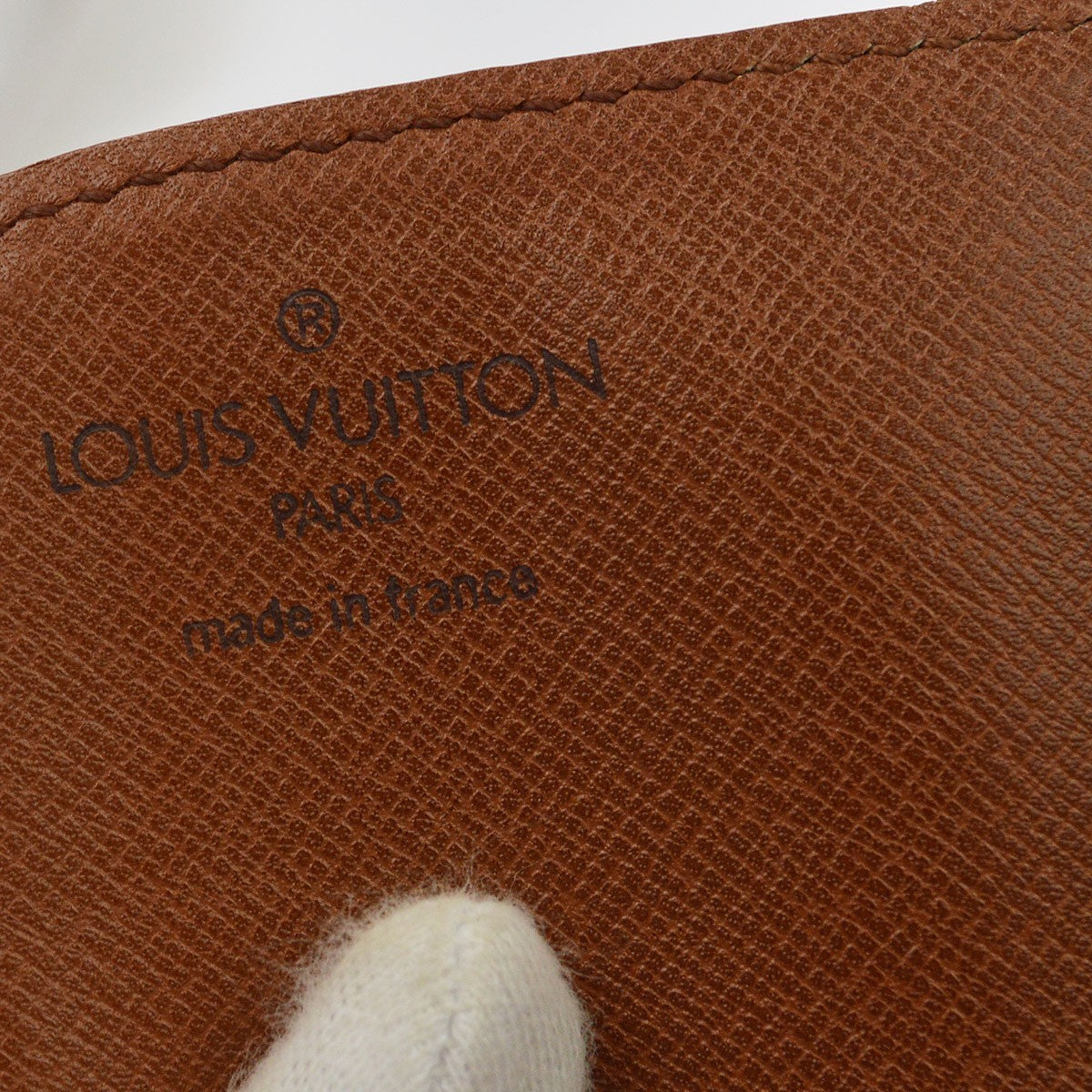 Louis Vuitton Cartouchiere Monogram Canvas Brown Canvas Handbag (Pre-Owned)