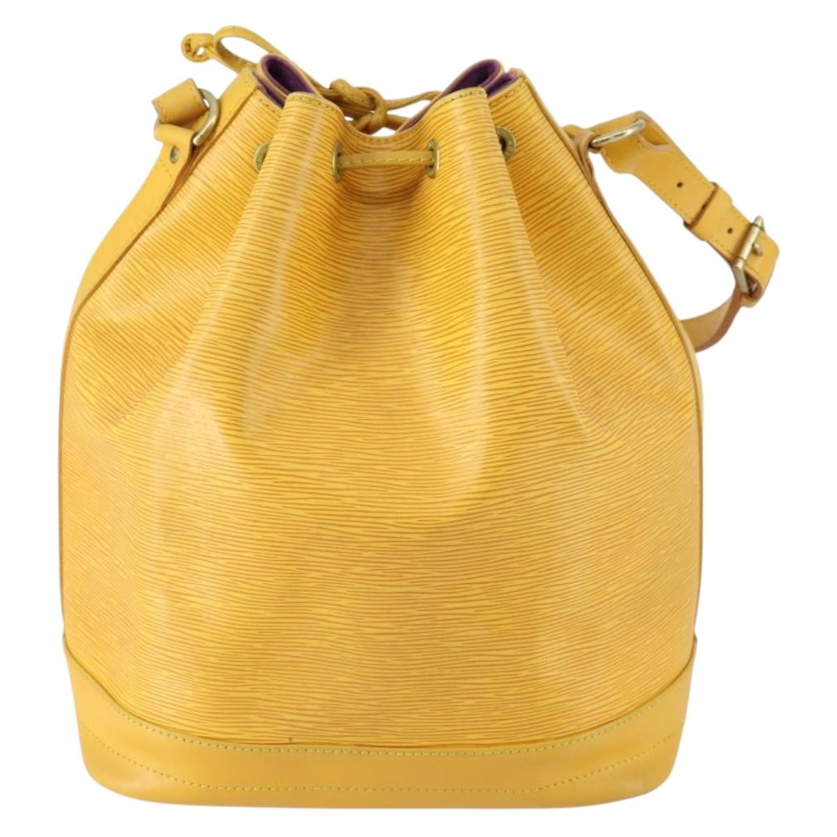 Louis Vuitton Noe Epi Leather Yellow Leather Shoulder Bag Bag (Pre-Owned)
