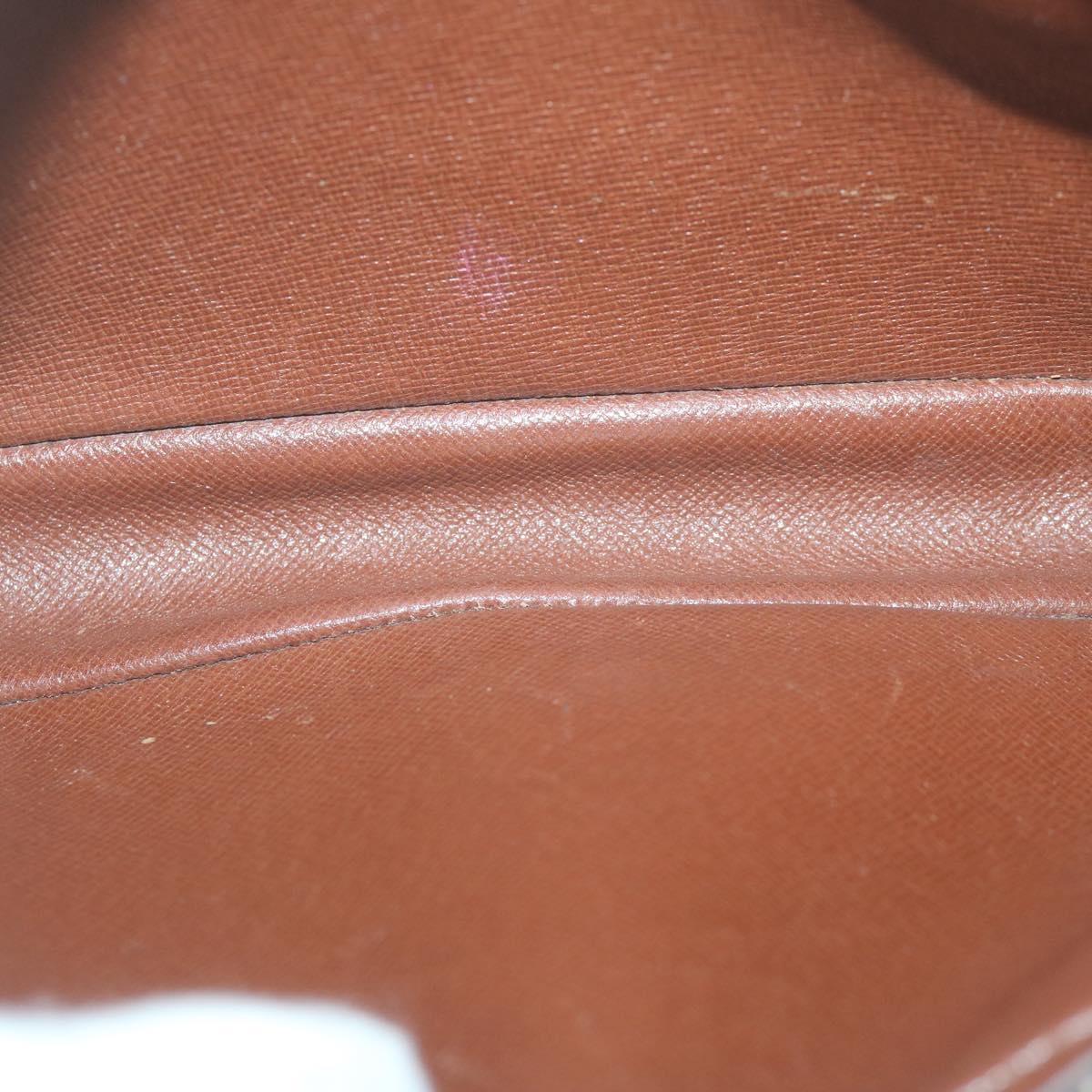 Louis Vuitton Marly Dragonne Brown Canvas Clutch Bag (Pre-Owned)