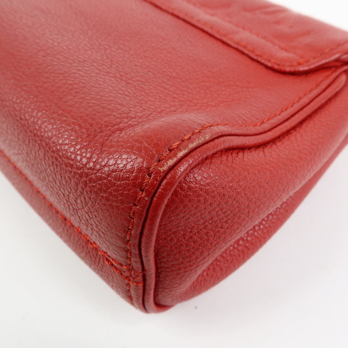 Louis Vuitton Saint Germain Monogram Empreinte Leather Red Leather Handbag (Pre-Owned)