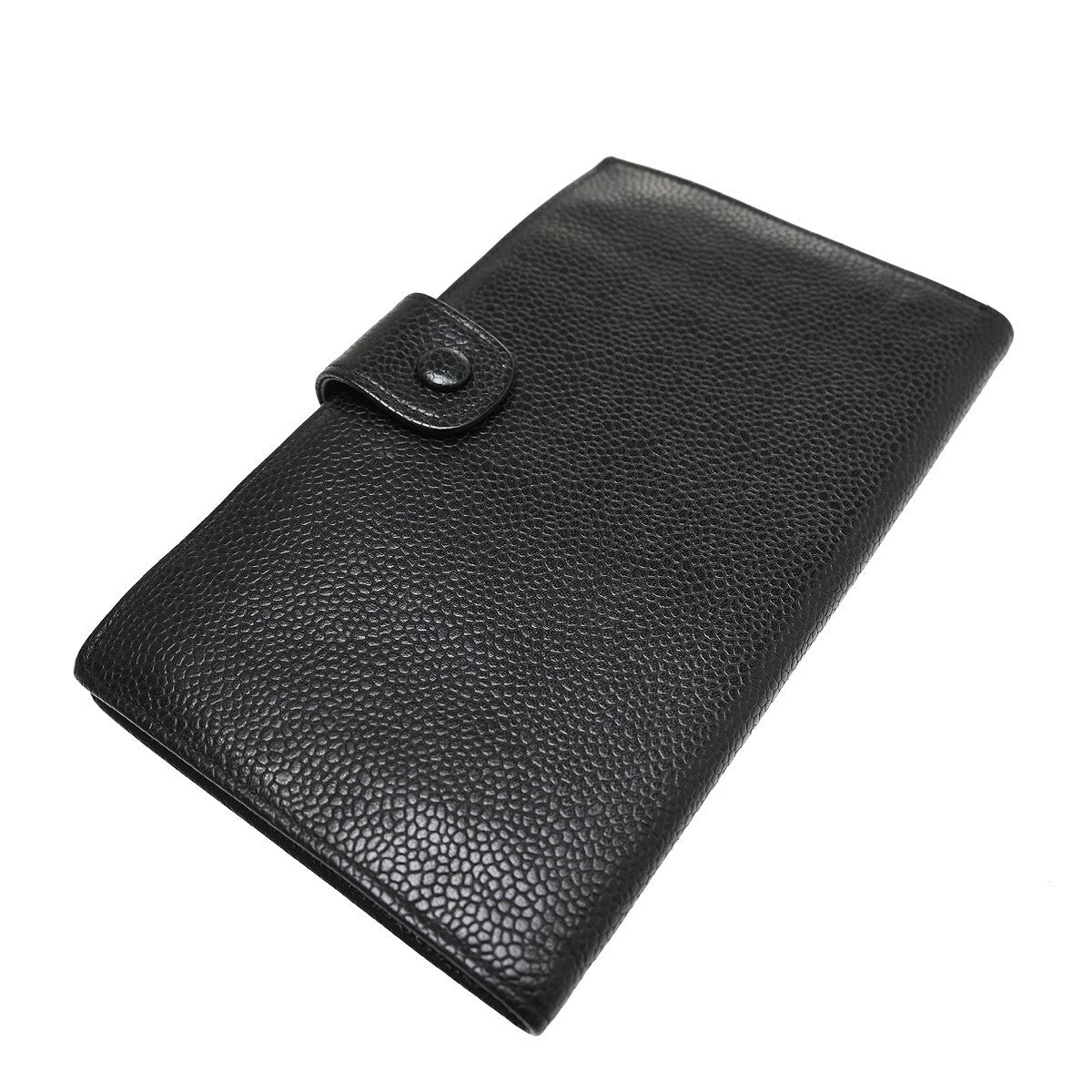 Chanel Timeless Cc French Caviar Black Leather Wallets Accessory (Pre-Owned)
