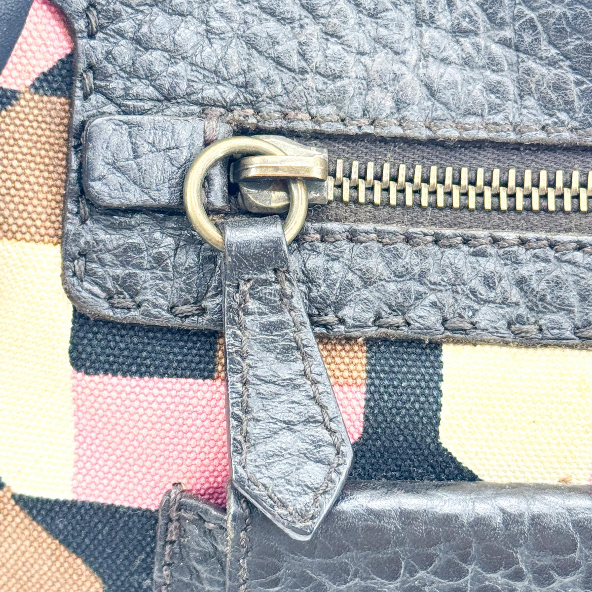 Prada Shoulder Canvas And Leather Black Canvas Shoulder Bag Bag (Pre-Owned)