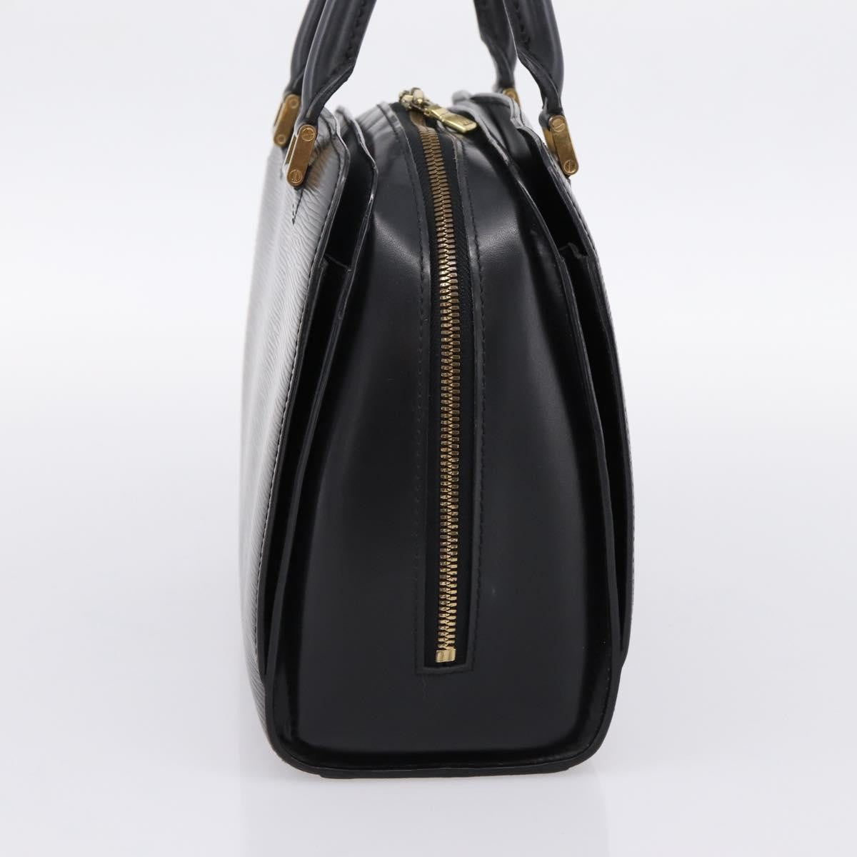 Louis Vuitton Pont Neuf Handbag Epi Leather Black Leather Handbag (Pre-Owned)