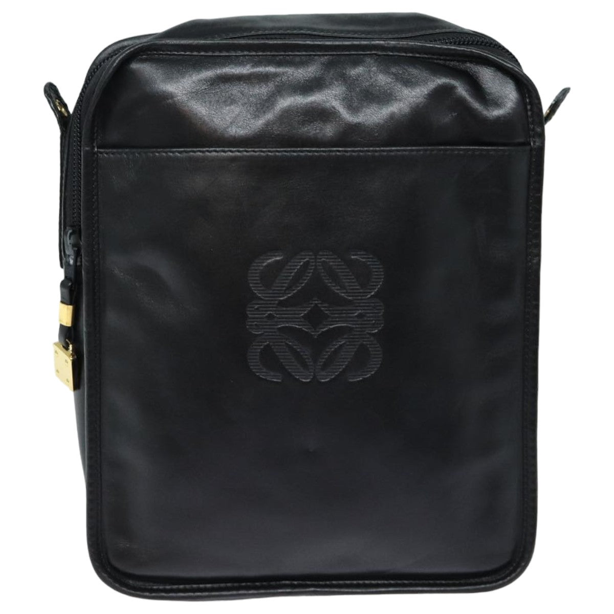 Loewe Black Leather Shoulder Bag (Pre-Owned)