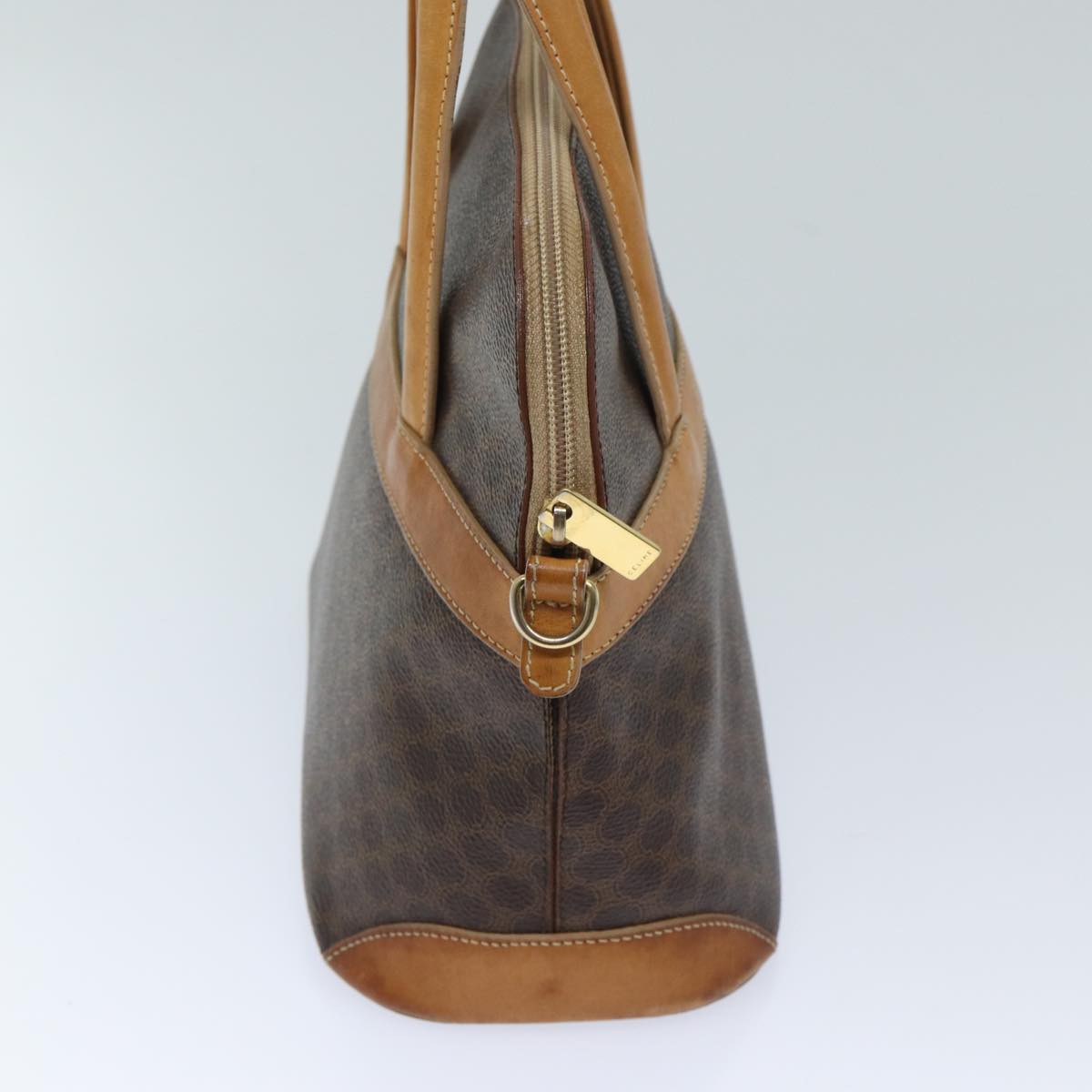 Céline Macadam Brown Canvas Handbag (Pre-Owned)