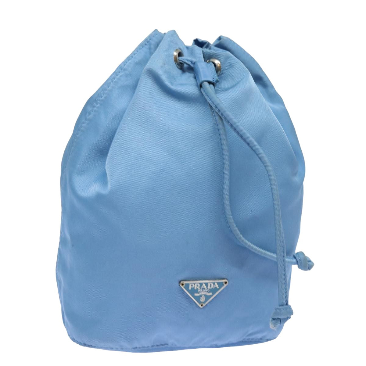 Prada Tessuto Blue Synthetic Clutch Bag (Pre-Owned)