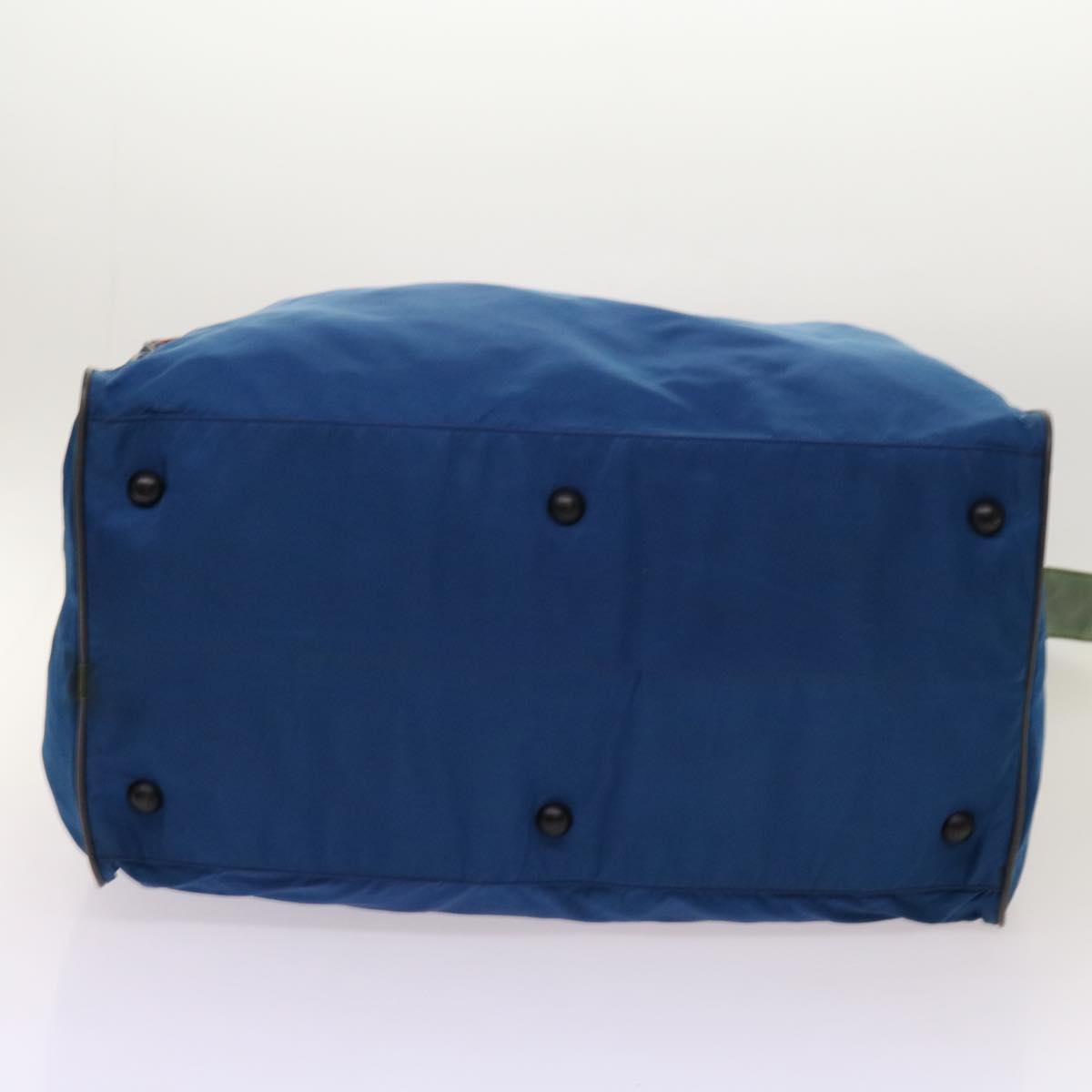 Prada Tessuto Blue Synthetic Travel Bag (Pre-Owned)