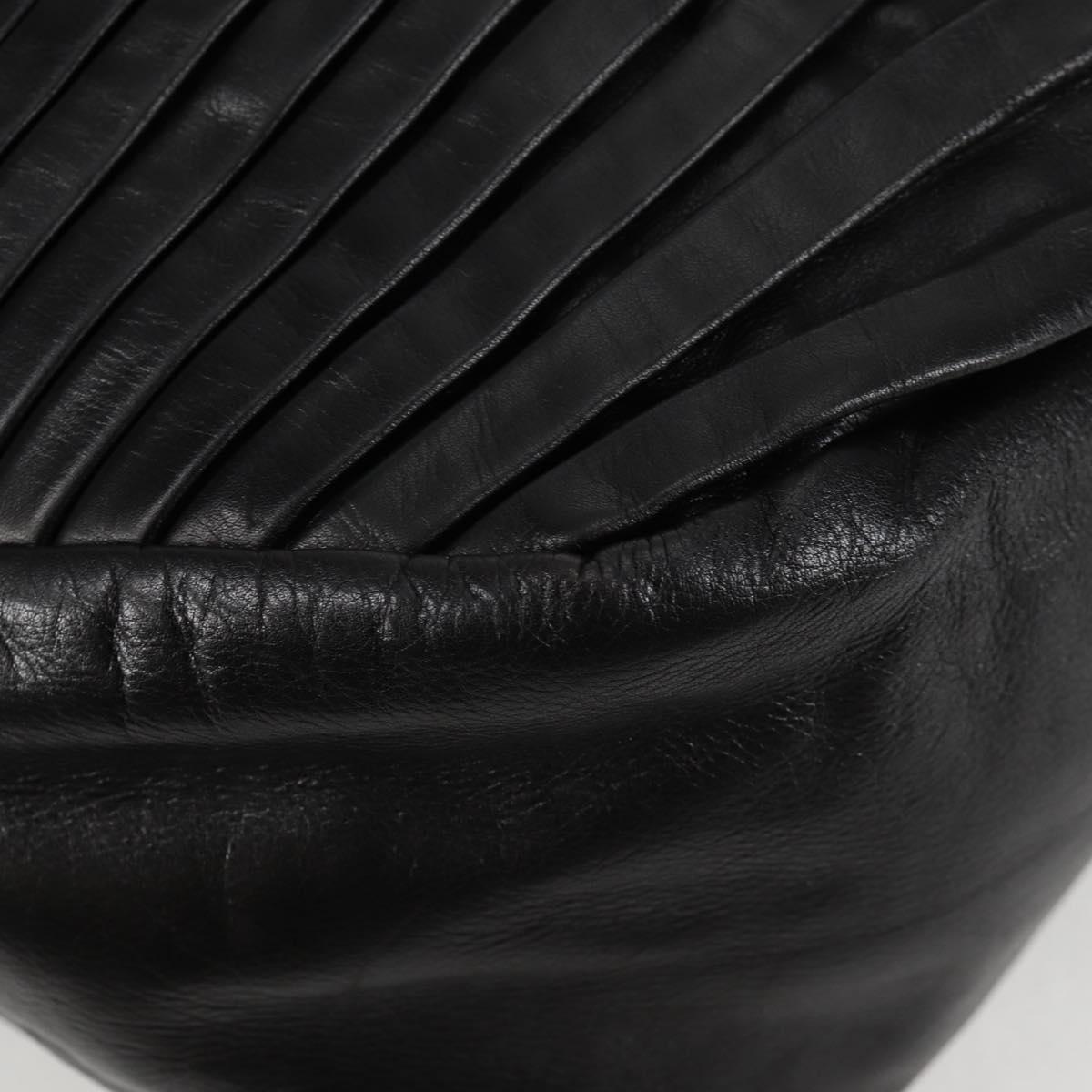 Miu Miu Matelassé Black Leather Handbag (Pre-Owned)