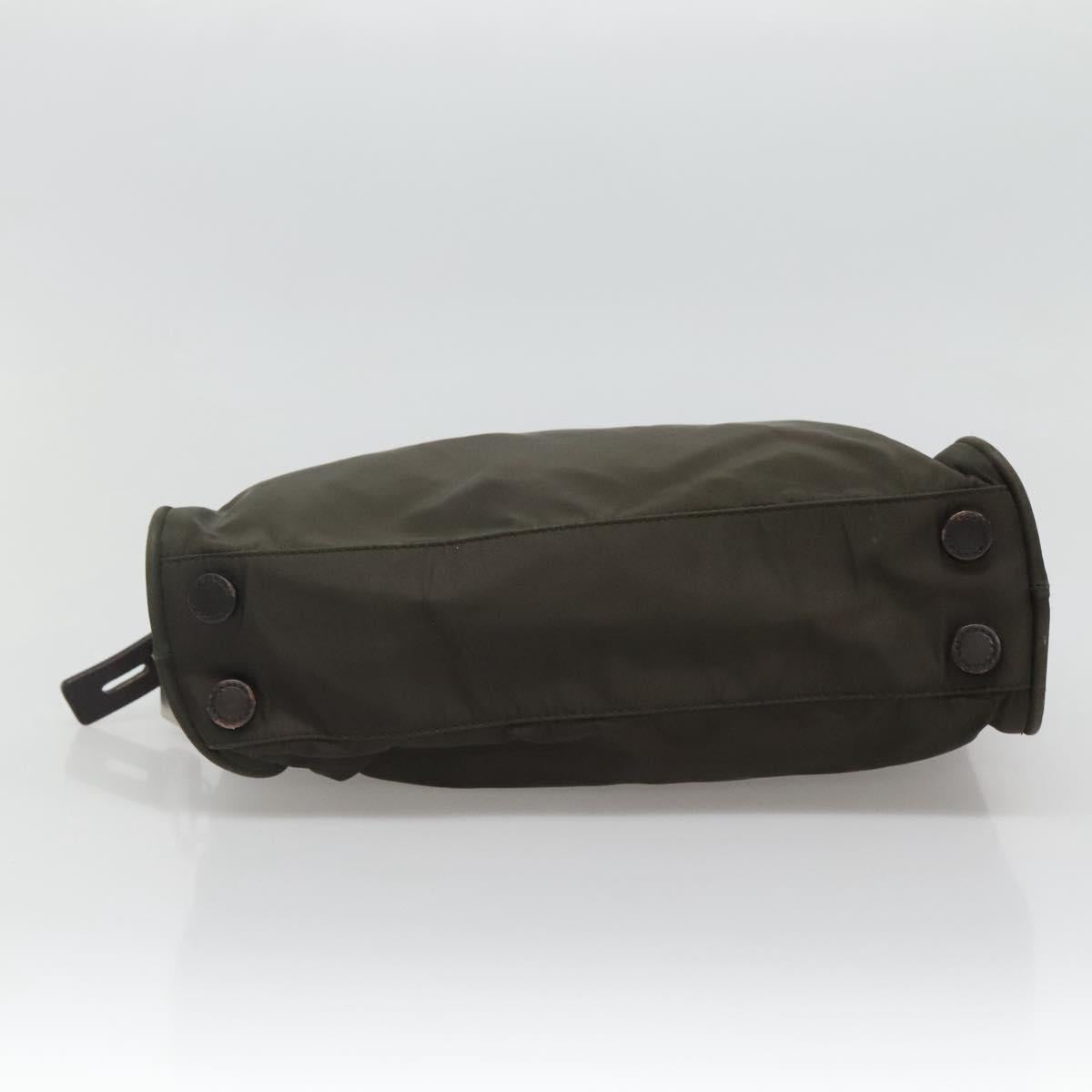 Prada Re-Nylon Khaki Synthetic Handbag (Pre-Owned)