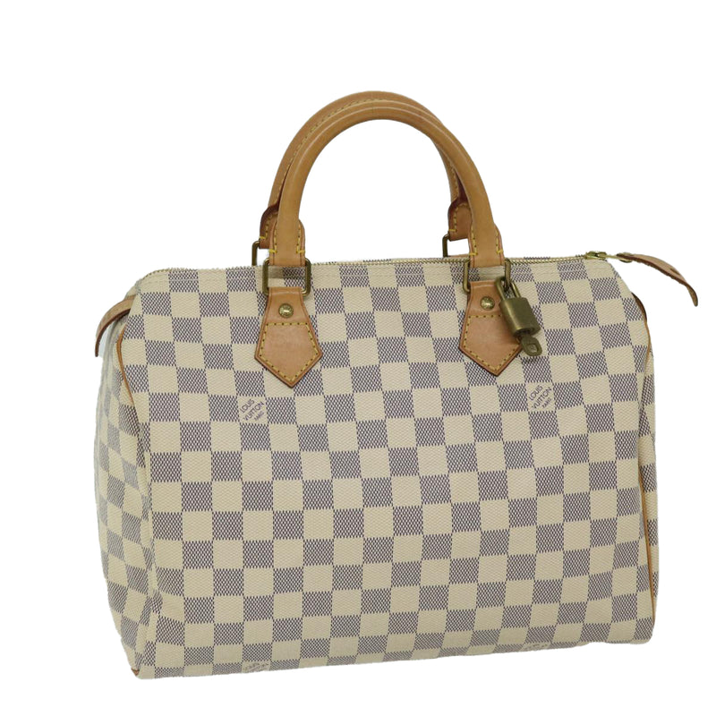 Louis Vuitton Speedy 30 Beige Canvas Handbag (Pre-Owned)
