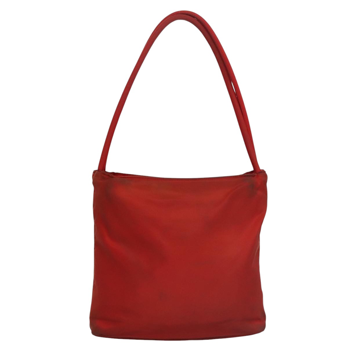 Prada Tessuto Red Synthetic Shoulder Bag (Pre-Owned)