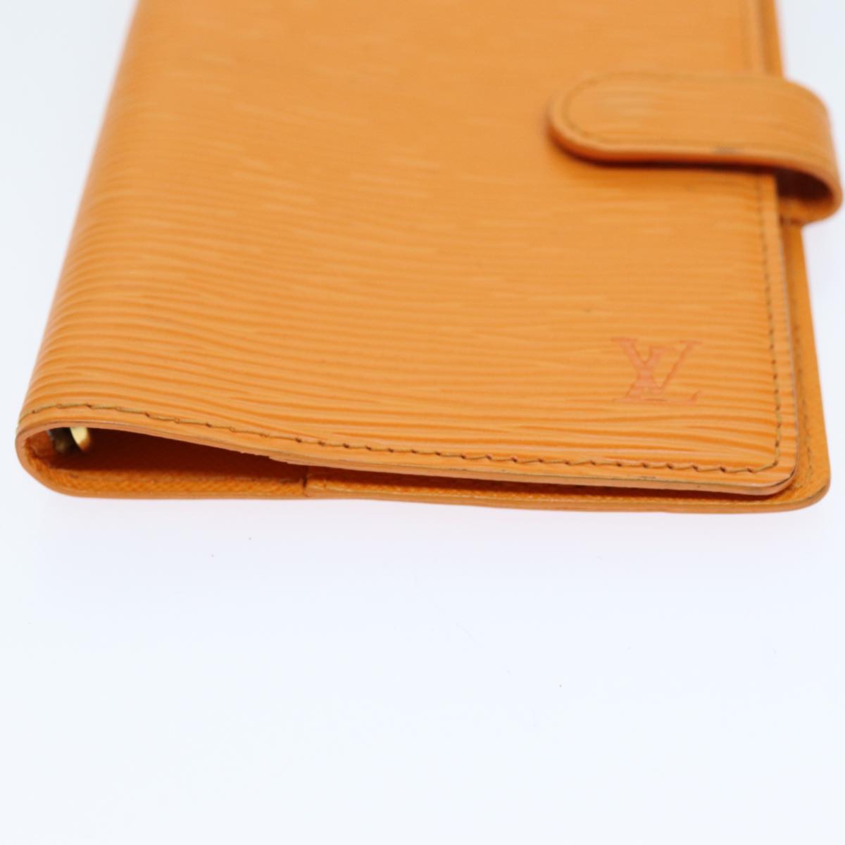 Louis Vuitton Agenda Cover Orange Leather Wallet  (Pre-Owned)