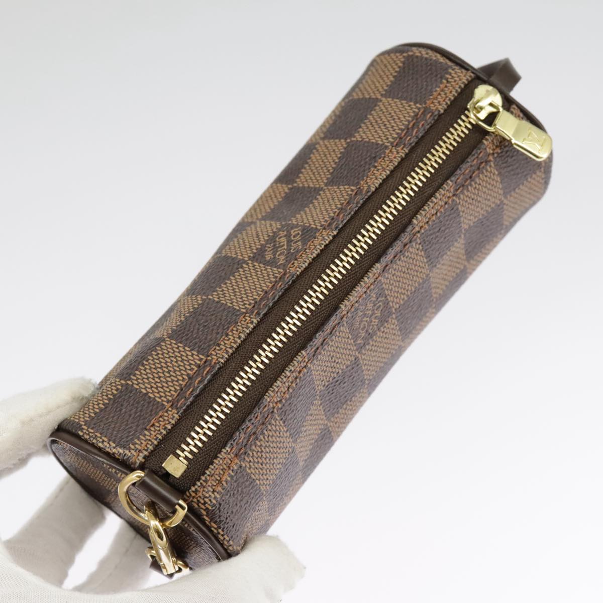 Louis Vuitton Papillon Brown Canvas Clutch Bag (Pre-Owned)