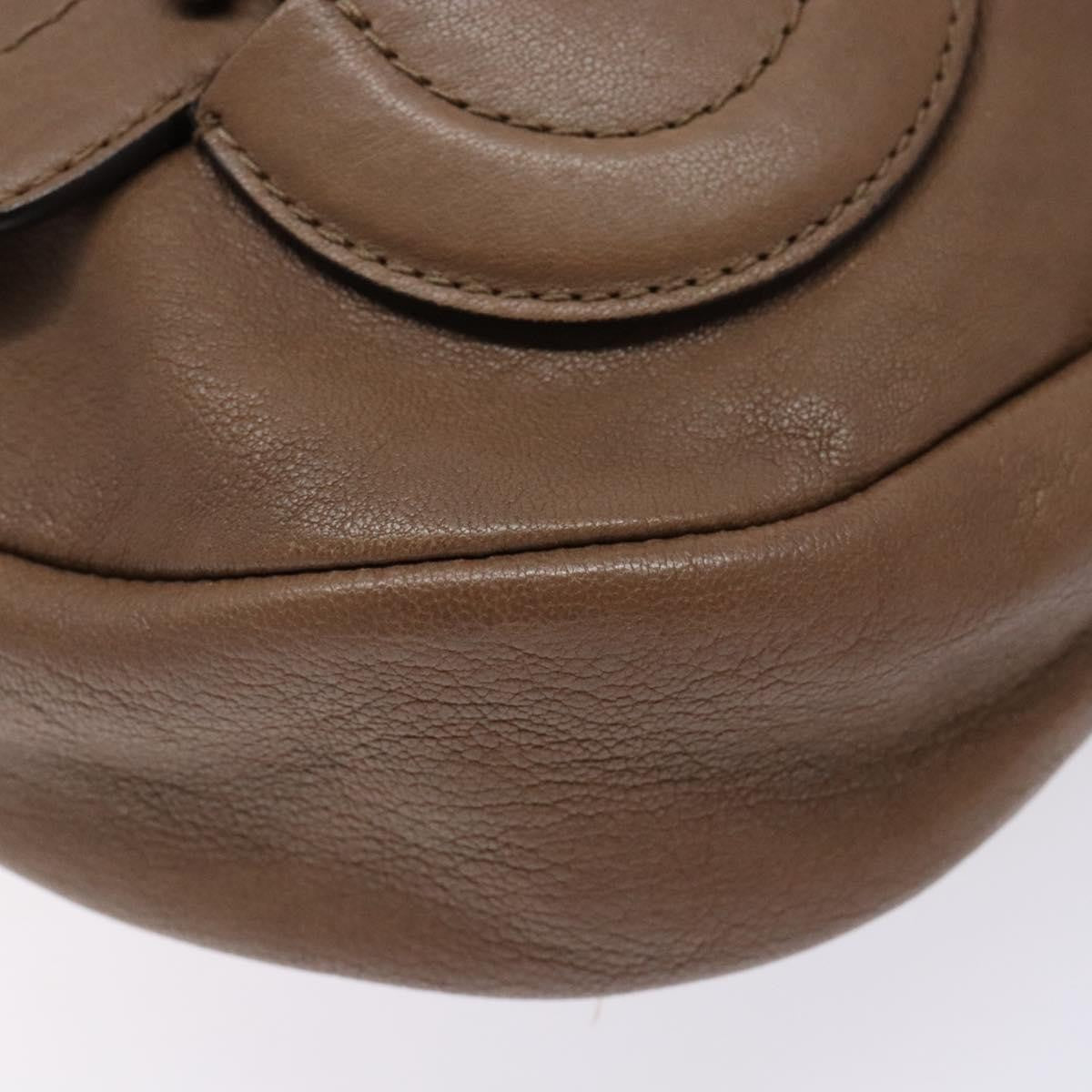 Salvatore Ferragamo Vintage Leather Brown Leather Handbag (Pre-Owned)