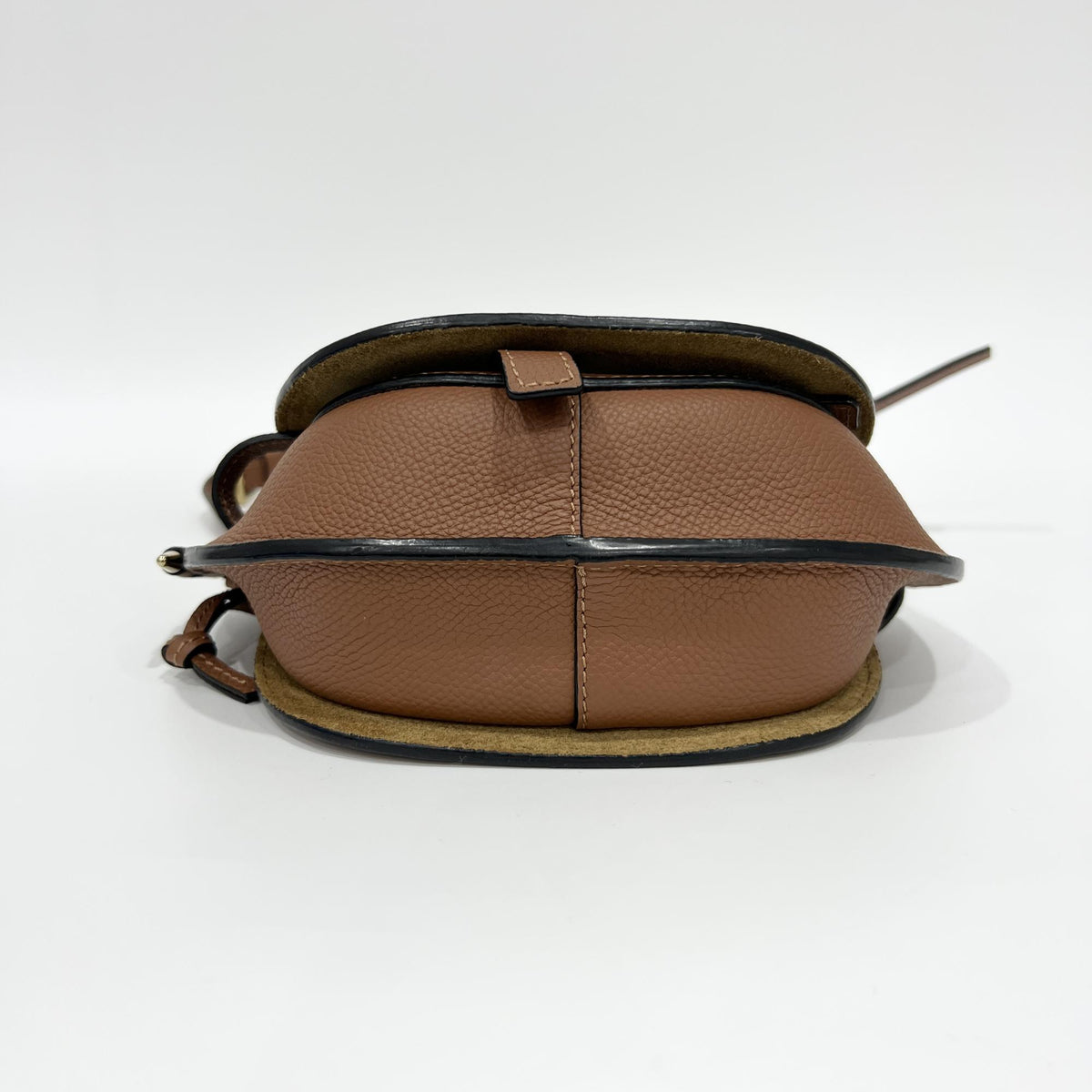 Loewe Gate Belt Leather Brown Leather Shoulder Bag Bag (Pre-Owned)