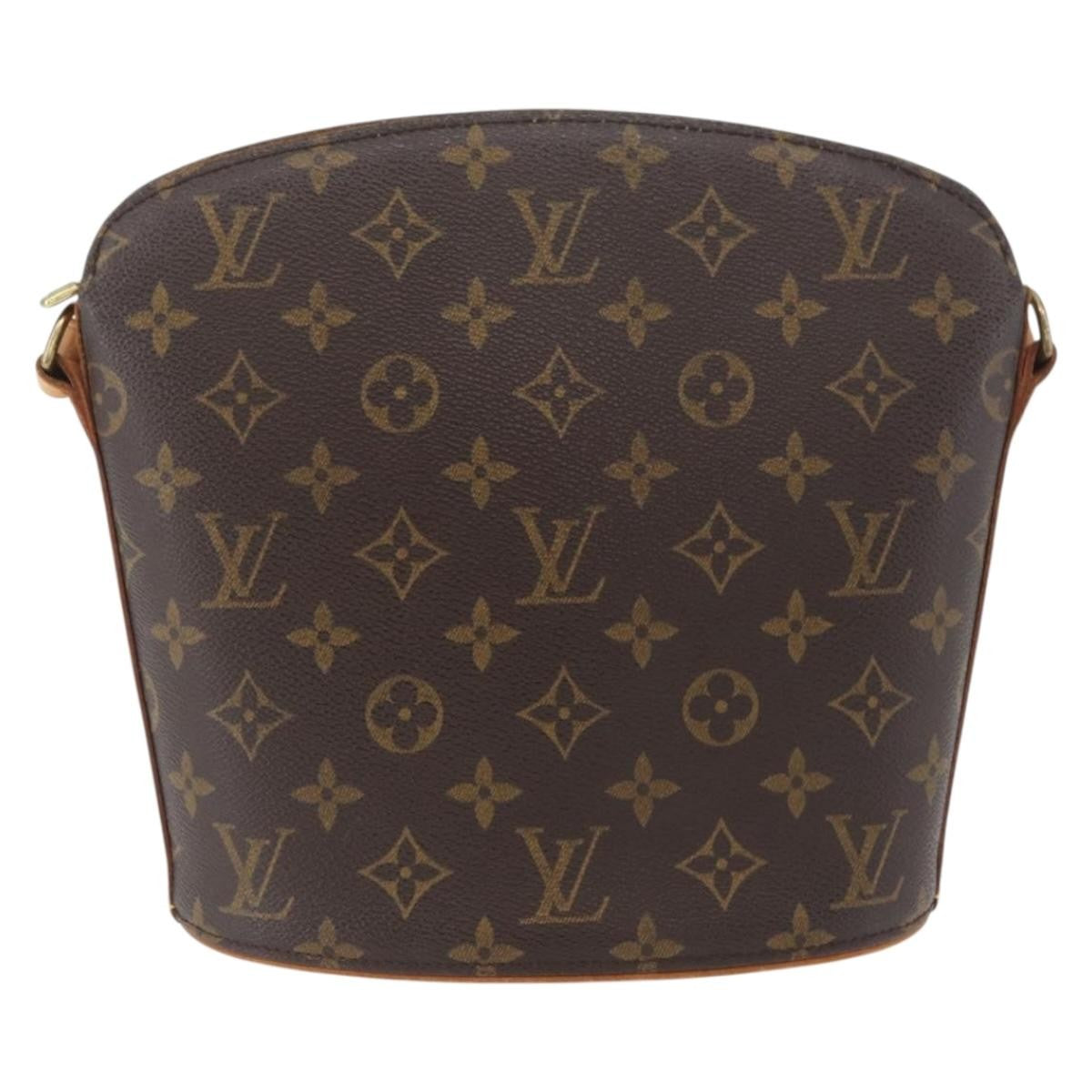 Louis Vuitton Drouot Monogram Canvas Brown Canvas Shoulder Bag Bag (Pre-Owned)