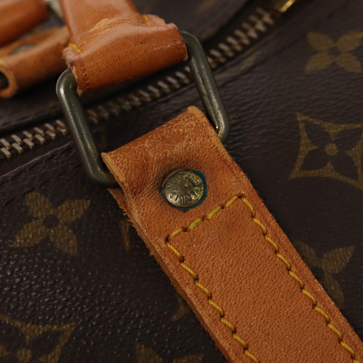 Louis Vuitton Keepall 60 Brown Canvas Travel Bag (Pre-Owned)