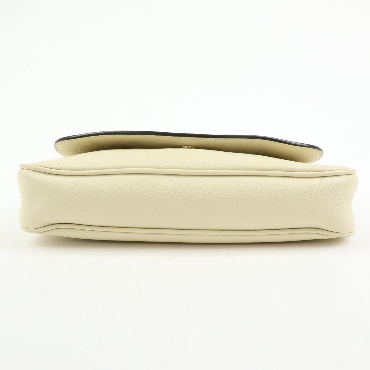 Gucci Soho Chain Leather White Leather Crossbody Bag Bag (Pre-Owned)