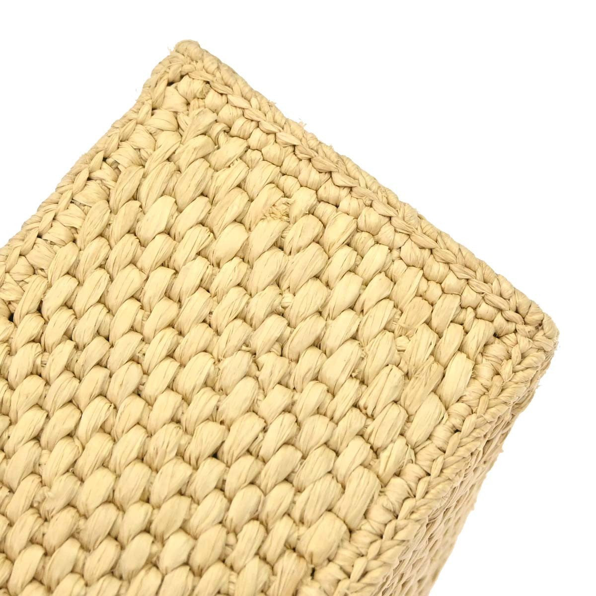 Loewe Paula's Ibiza Logo Convertible Tote Raffia Beige Wicker Tote Bag Bag (Pre-Owned)