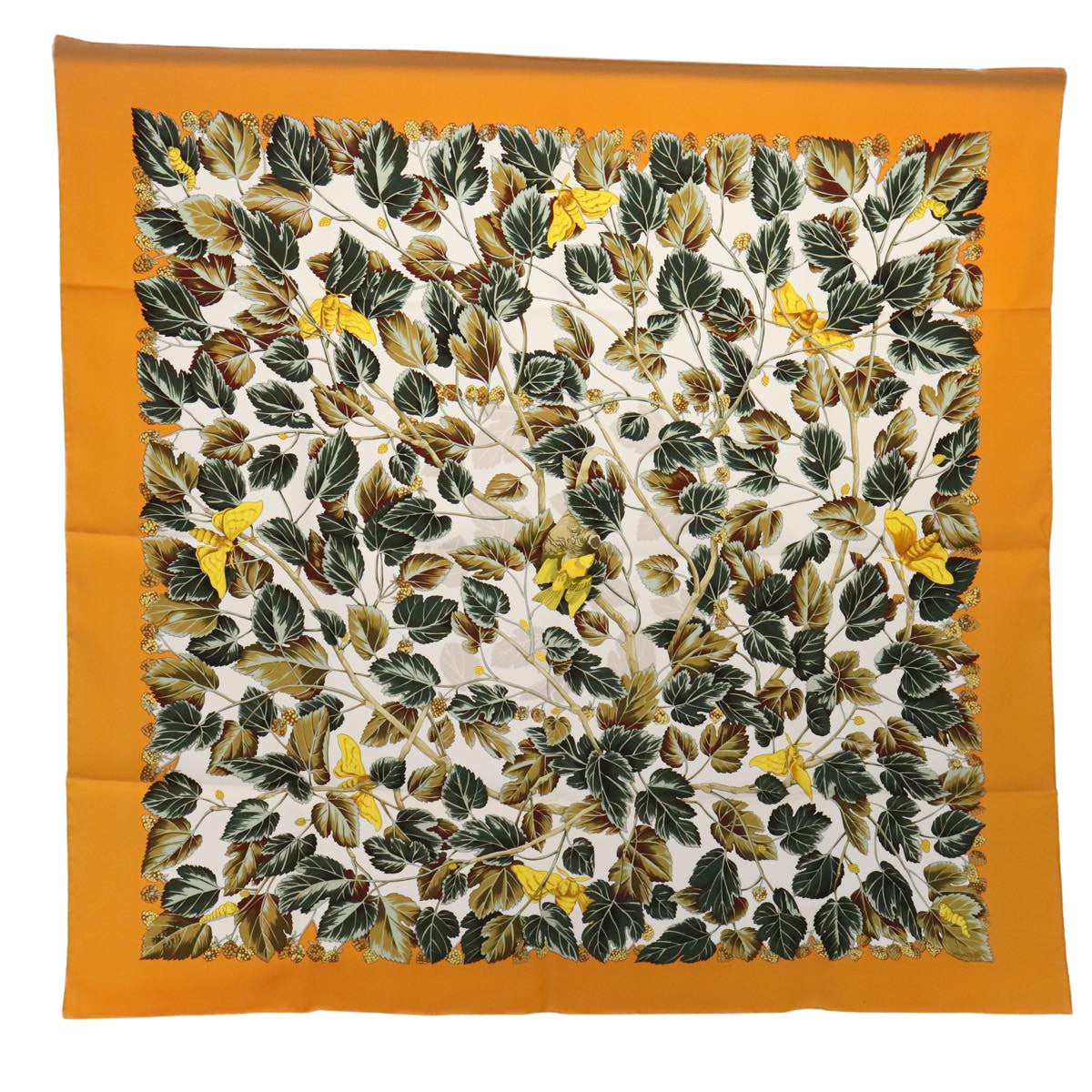 Hermès Yellow Silk Scarf  (Pre-Owned)