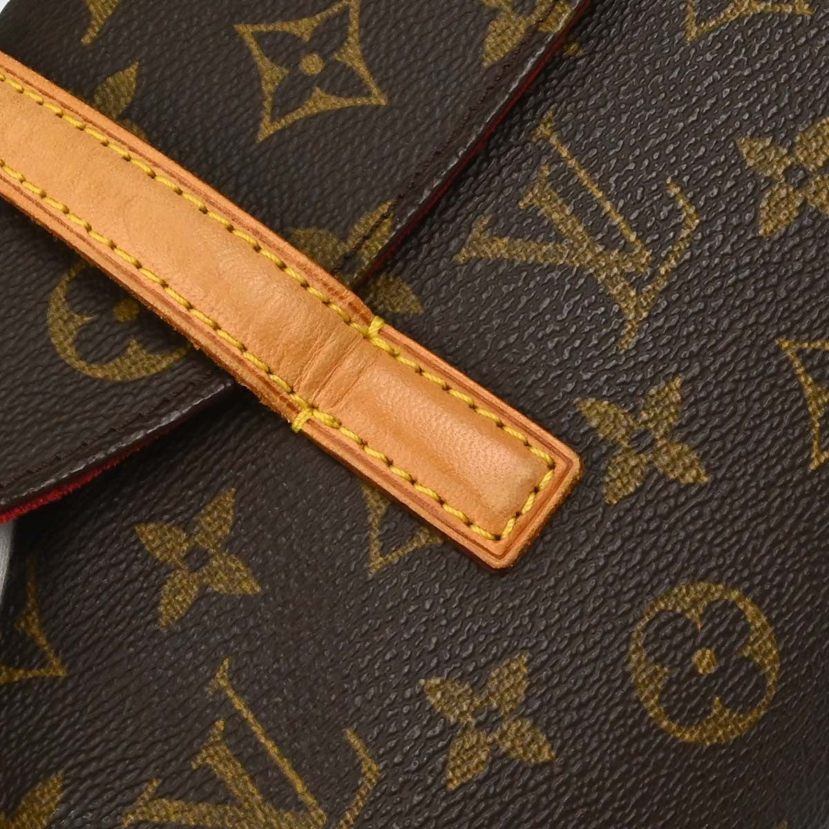 Louis Vuitton Sonatine Monogram Canvas Brown Canvas Handbag (Pre-Owned)