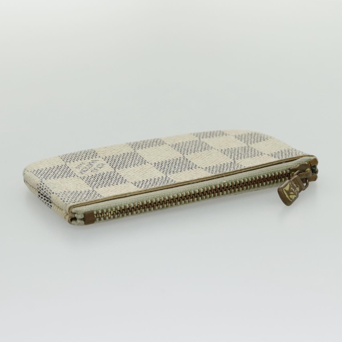 Louis Vuitton Pochette Clés White Canvas Wallet  (Pre-Owned)