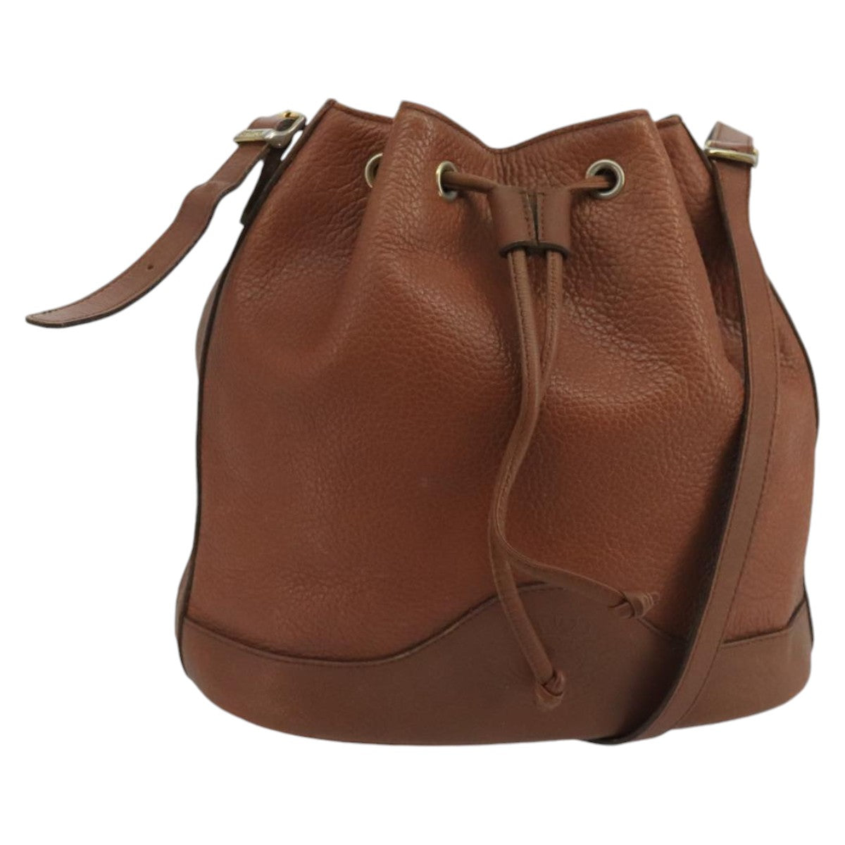 Burberry Brown Leather Shoulder Bag (Pre-Owned)