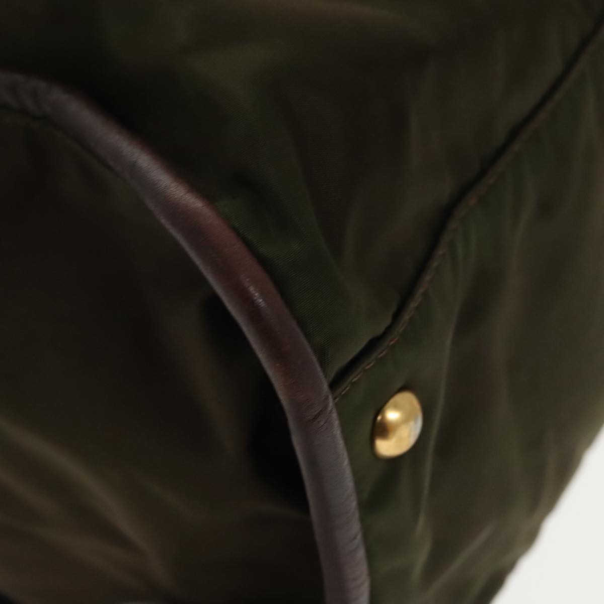 Céline Logo Du Cercle Khaki Synthetic Tote Bag (Pre-Owned)