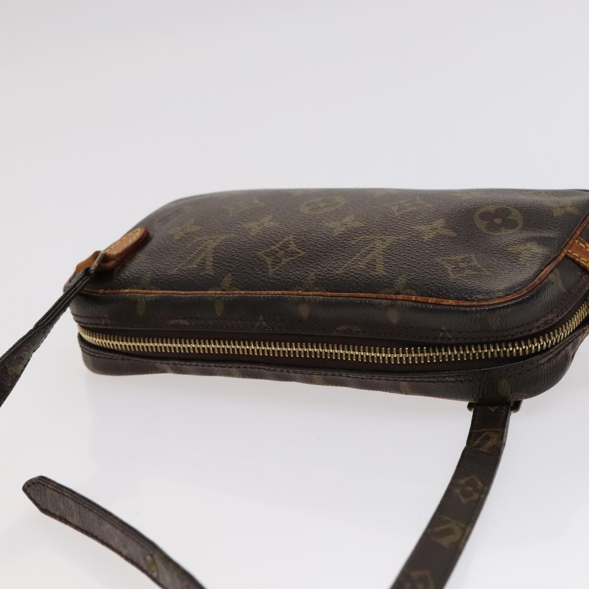 Louis Vuitton Marly Brown Canvas Shoulder Bag (Pre-Owned)