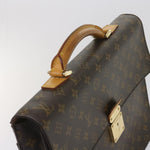 Louis Vuitton Laguito Brown Canvas Handbag (Pre-Owned)