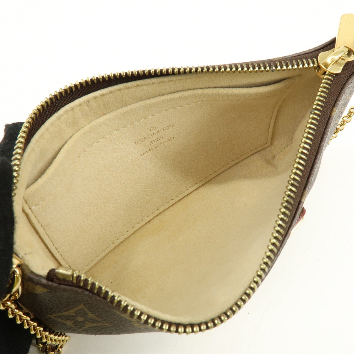 Louis Vuitton Milla Pochette Monogram Canvas Brown Canvas Clutche & Pouche Bag (Pre-Owned)