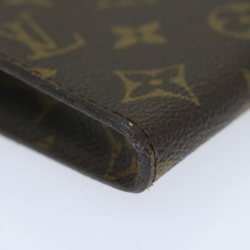 Louis Vuitton Poche Toilette Brown Canvas Handbag (Pre-Owned)