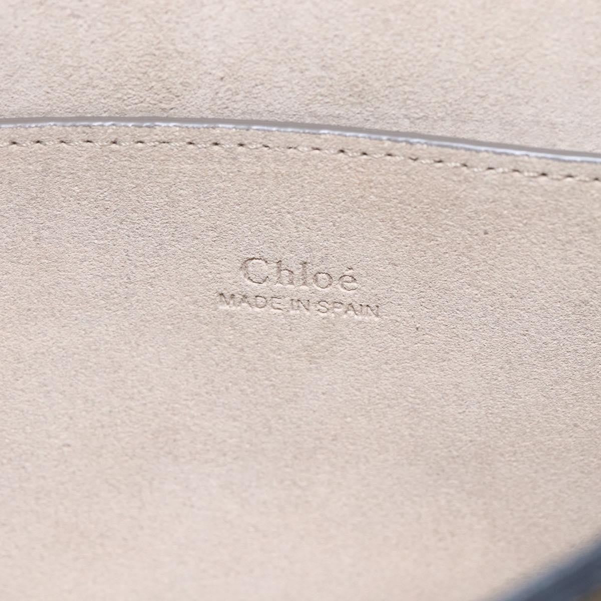Chloe Faye Leather And Suede Blue Suede Shoulder Bag Bag (Pre-Owned)