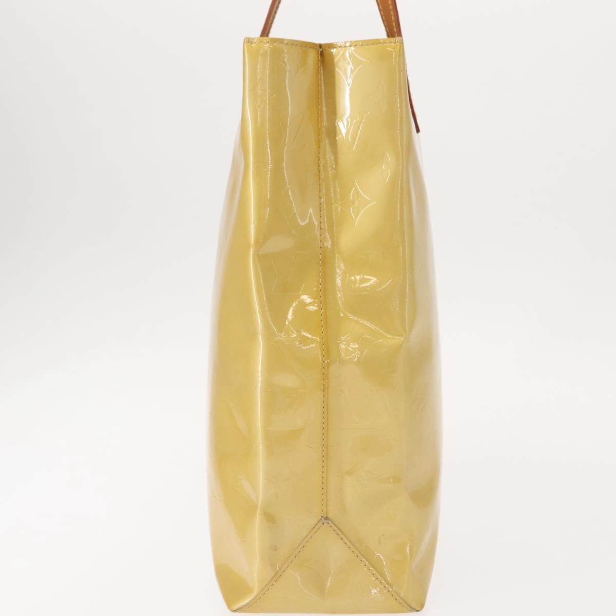 Louis Vuitton Reade Monogram Vernis Beige Patent_Leather Handbag (Pre-Owned)