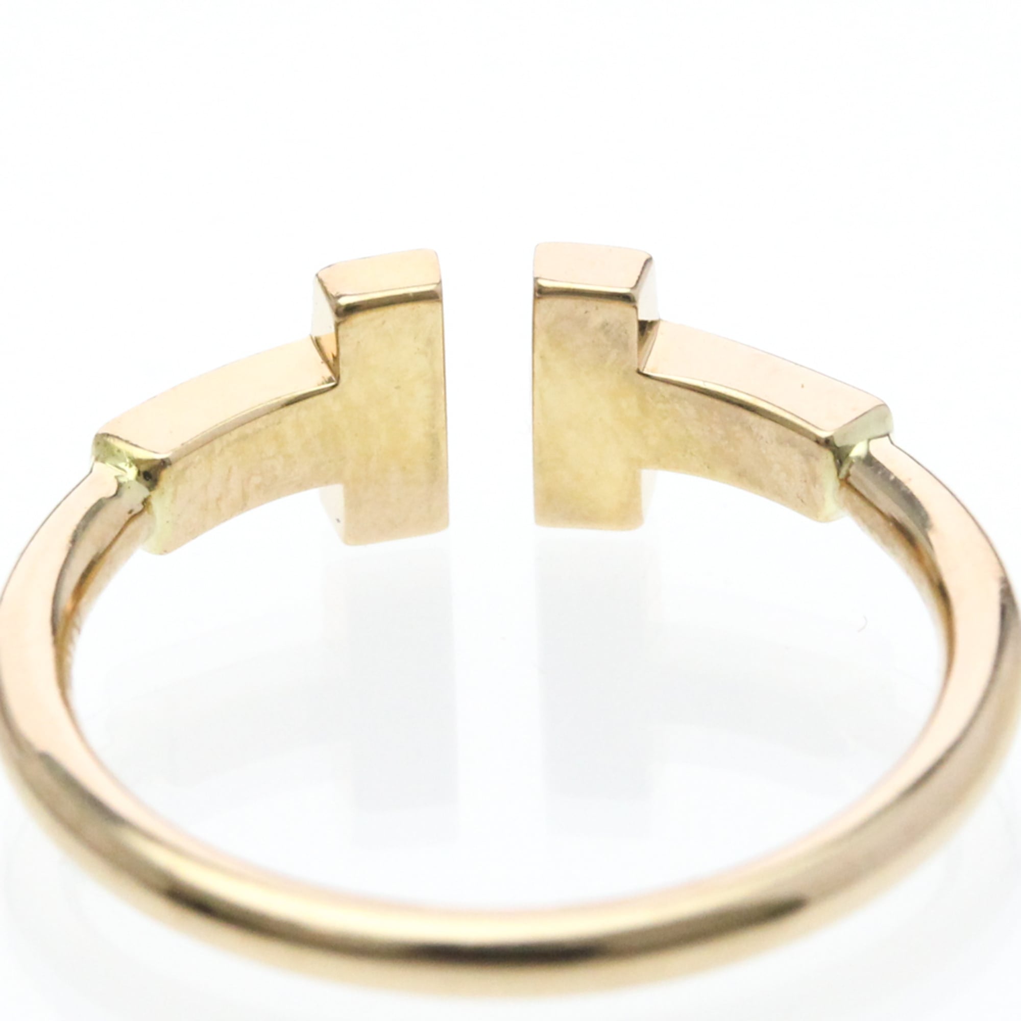 Tiffany & Co. T Wire 18K Yellow Gold With Diamonds Gold Yellow_Gold Ring Jewelry (Pre-Owned)