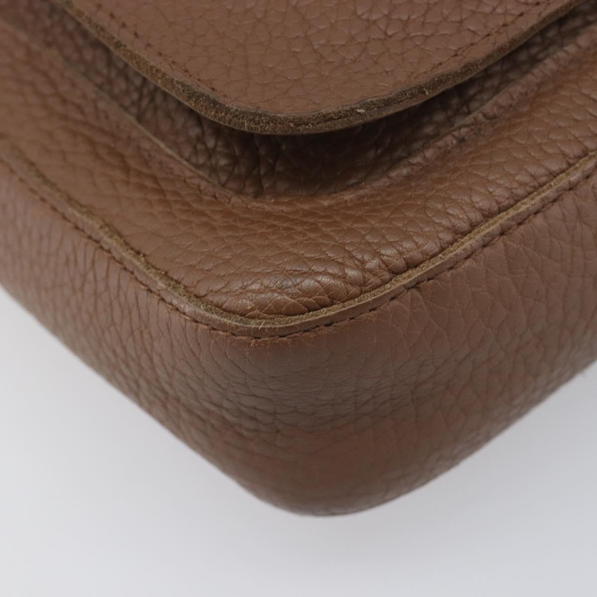 Bottega Veneta Shoulder Leather Brown Leather Shoulder Bag Bag (Pre-Owned)