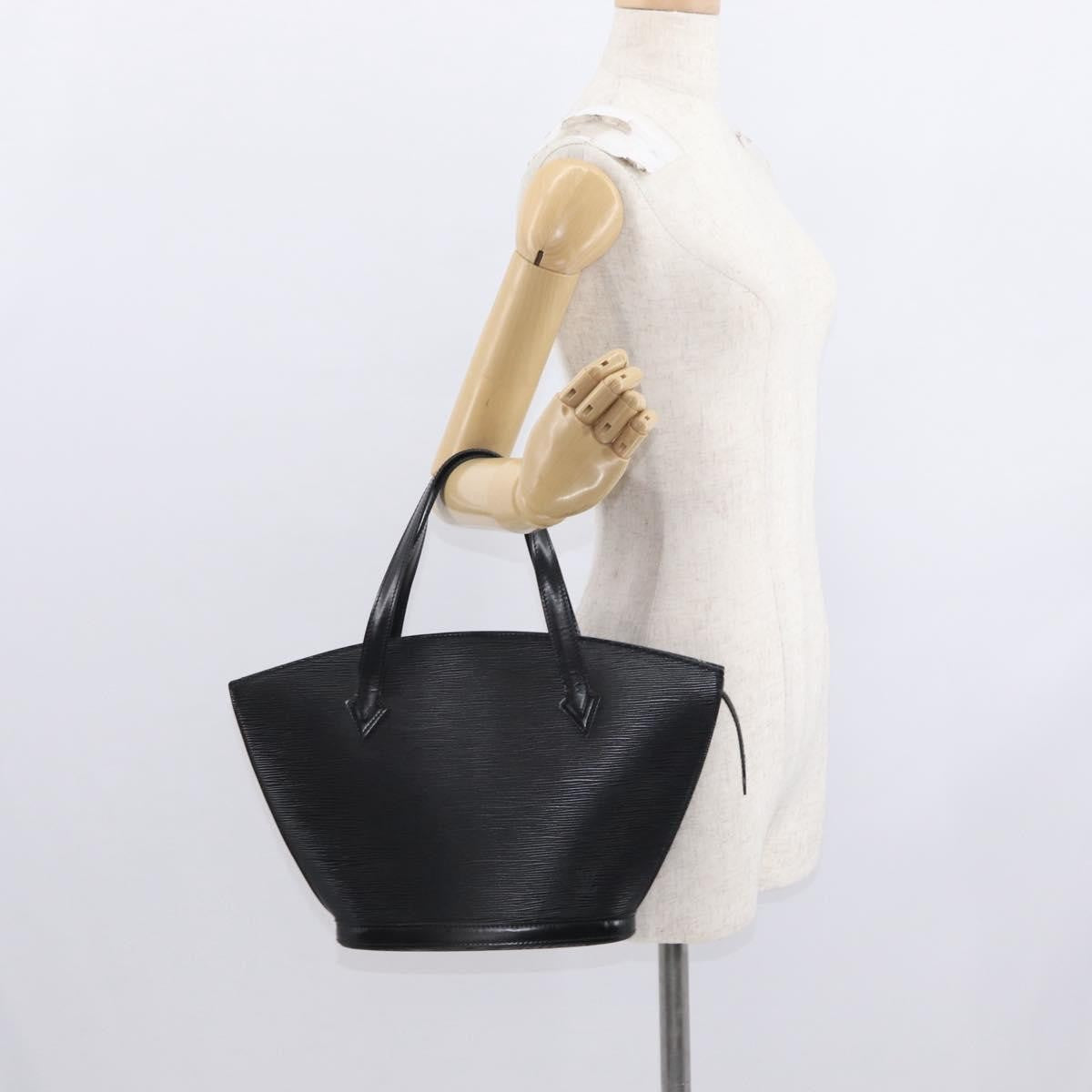 Louis Vuitton Saint Jacques Epi Leather Black Leather Handbag (Pre-Owned)