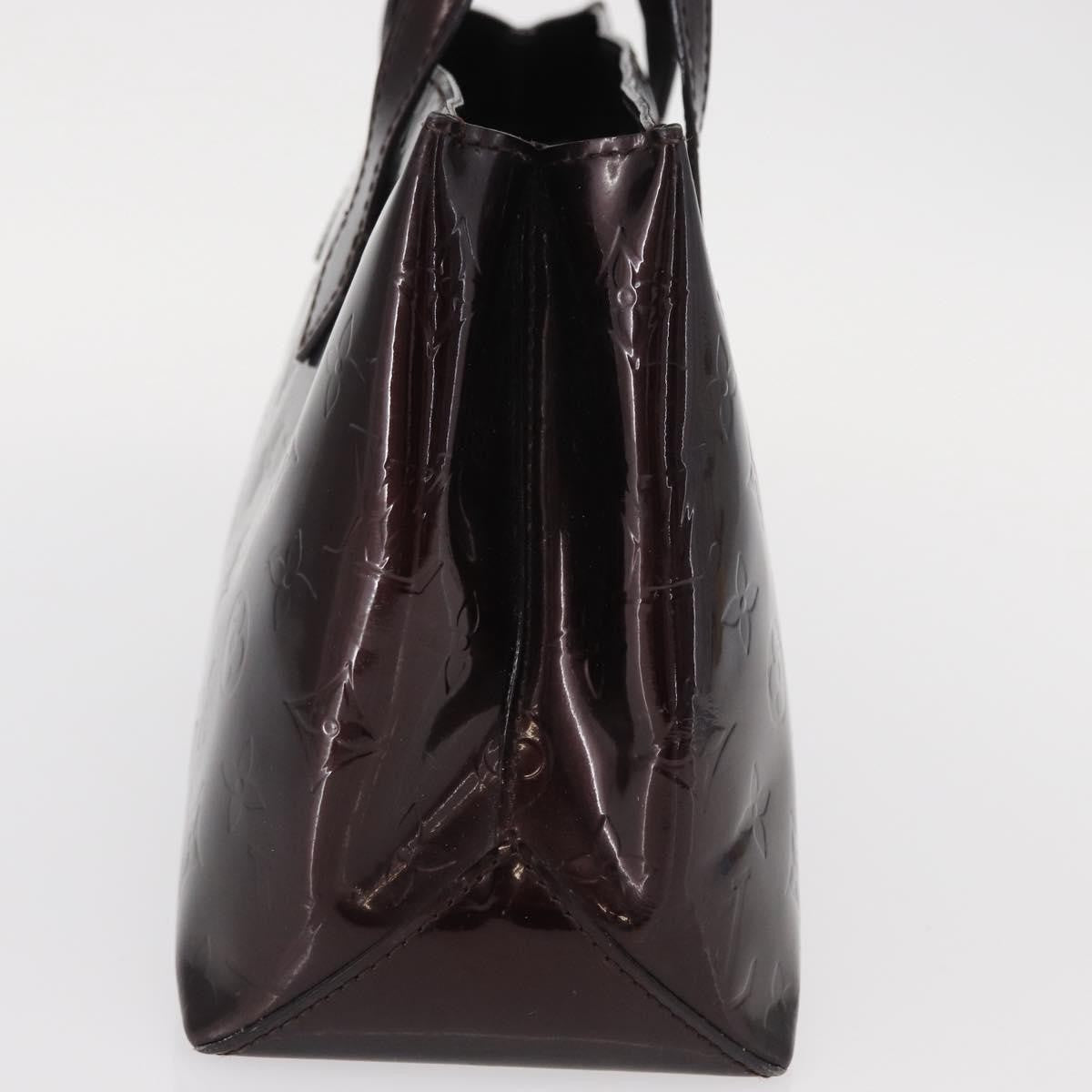 Louis Vuitton Wilshire Monogram Vernis Burgundy Patent_Leather Tote Bag Bag (Pre-Owned)