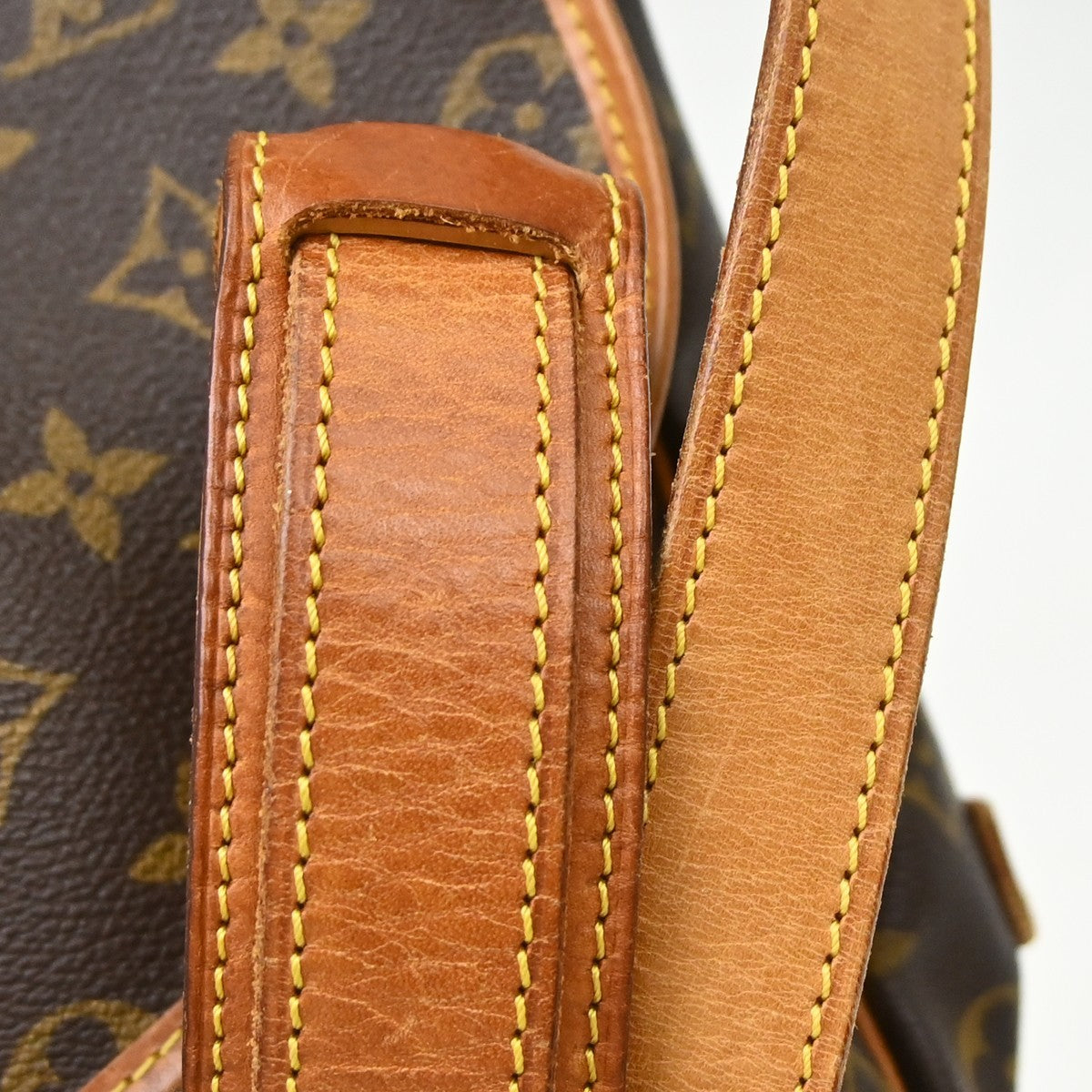 Louis Vuitton Saumur Monogram Canvas Brown Canvas Shoulder Bag Bag (Pre-Owned)